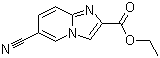 structure of CAS# 214958-33-5, 6-Cyanoimidazo[1,2-a]pyridine-2-carboxylic acid ethyl ester