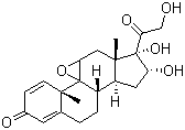 曲安西龙环氧物分子结构 (CAS 215095-77-5)