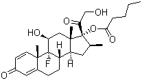 structure of CAS# 2152-44-5, Betamethasone 17-valerate