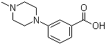 structure of CAS# 215309-01-6, 3-(4-Methylpiperazin-1-yl)benzoic acid