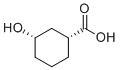 structure of CAS# 21531-44-2, (1r,3s)-3-Hydroxycyclohexane-1-carboxylic acid