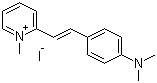 2-[4-(Dimethylamino)styryl]-1-methylpyridinium iodide molecular structure (CAS 2156-29-8)