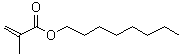 甲基丙烯酸辛基酯分子结构 (CAS 2157-01-9)
