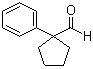 structure of CAS# 21573-69-3, 1-苯基环戊烷甲醛