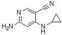 CAS 登录号：2159845-82-4, 6-氨基-4-(环丙基氨基)烟腈