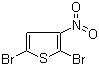 structure of CAS# 2160-51-2, 2,5-Dibromo-3-nitrothiophene