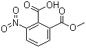structure of CAS# 21606-04-2, 3-硝基-2-羧基苯甲酸甲酯