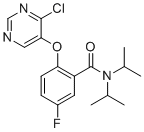 structure of CAS# 2169919-97-3, 2-((4-氯嘧啶-5-基)氧基)-5-氟-N,N-二异丙基苯甲酰胺