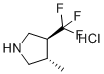 structure of CAS# 2173996-75-1, 反式-3-甲基-4-(三氟甲基)吡咯烷盐酸盐