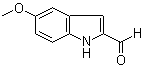 structure of CAS# 21778-81-4, 5-Methoxy-1H-indole-2-carboxaldehyde