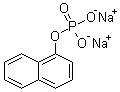 structure of CAS# 2183-17-7, 1-萘酚磷酸酯二钠盐