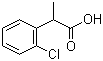 structure of CAS# 2184-85-2, 2-(2-氯苯基)丙酸