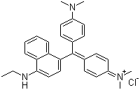 structure of CAS# 2185-86-6, Basic Blue 11