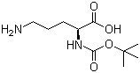 structure of CAS# 21887-64-9, Boc-L-ornithine
