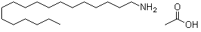 structure of CAS# 2190-04-7, Stearylamine acetate