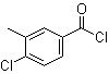 structure of CAS# 21900-24-3, 4-Chloro-3-methylbenzoyl chloride