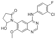 CAS # 2190490-31-2, Dacomitinib Impurity 1, 1-(4-((3-Chloro-4-fluorophenyl)amino)-7-methoxyquinazolin-6-yl)-5-hydroxypyrrolidin-2-one