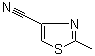 structure of CAS# 21917-76-0, 2-Methylthiazole-4-carbonitrile