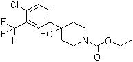 CAS 登录号：21928-40-5, 4-(4-氯-3-三氟甲基苯基)-4-羟基哌啶-1-甲酸乙酯