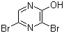 structure of CAS# 21943-15-7, 3,5-二溴-2-羟基吡嗪