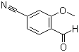 structure of CAS# 21962-45-8, 4-Cyano-2-methoxybenzaldehyde
