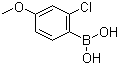 structure of CAS# 219735-99-6, 2-氯-4-甲氧基苯硼酸