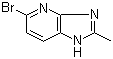 structure of CAS# 219762-28-4, 5-溴-2-甲基-1H-咪唑并[4,5-b]吡啶