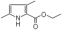 structure of CAS# 2199-44-2, 3,5-二甲基-1H-吡咯-2-甲酸乙酯