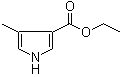 CAS # 2199-49-7, 4-Methyl-3-pyrrolecarboxylic acid ethyl ester