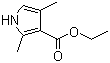 structure of CAS# 2199-51-1, 2,4-二甲基-3-吡咯羧酸乙酯
