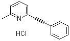 structure of CAS# 219911-35-0, 2-甲基-6-(苯基乙炔基)吡啶盐酸盐