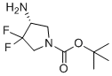 CAS # 2199214-47-4, 2-Methyl-2-propanyl (4R)-4-amino-3,3-difluoro-1-pyrrolidinecarboxylate, tert-butyl (4R)-4-amino-3,3-difluoropyrrolidine-1-carboxylate