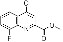 CAS # 219949-90-3, 4-Chloro-8-fluoro-2-quinolinecarboxylic acid methyl ester