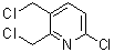 structure of CAS# 220001-94-5, 6-氯-2,3-双(氯甲基)吡啶