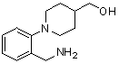 structure of CAS# 220060-79-7, 1-[2-(Aminomethyl)phenyl]-4-piperidinyl]methanol