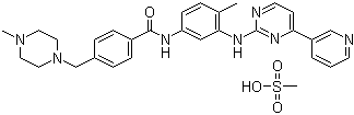 structure of CAS# 220127-57-1, Imatinib mesylate