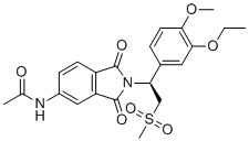 CAS # 2201974-01-6, Apremilast Impurity 25, (S)-N-(2-(1-(3-ethoxy-4-methoxyphenyl)-2-(methylsulfonyl)ethyl)-1,3-dioxoisoindolin-5-yl)acetamide