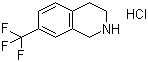 structure of CAS# 220247-87-0, 7-Trifluoromethyl-1,2,3,4-tetrahydroisoquinoline hydrochloride