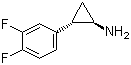 structure of CAS# 220352-38-5, (1R,2S)-2-(3,4-二氟苯基)环丙胺