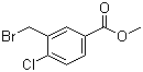 structure of CAS# 220464-68-6, 3-溴甲基-4-氯苯甲酸甲酯