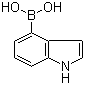 structure of CAS# 220465-43-0, 吲哚-4-硼酸