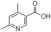 structure of CAS# 22047-86-5, 4,6-二甲基烟酸