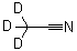 structure of CAS# 2206-26-0, Trideuteroacetonitrile