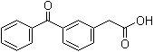 structure of CAS# 22071-22-3, 3-Benzoylbenzeneacetic acid