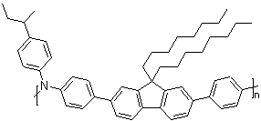 structure of CAS# 220797-16-0, Poly(9,9-dioctylfluorene-co-N-(4-butylphenyl)diphenylamine)