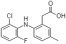structure of CAS# 220991-20-8, Lumiracoxib