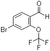 structure of CAS# 220996-80-5, 4-溴-2-(三氟甲氧基)苯甲醛