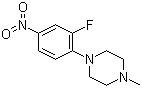 structure of CAS# 221198-29-4, 1-(2-Fluoro-4-nitrophenyl)-4-methylpiperazine