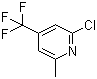 structure of CAS# 22123-14-4, 2-氯-6-甲基-4-(三氟甲基)吡啶