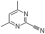 CAS # 22126-16-5, 4,6-Dimethylpyrimidine-2-carbonitrile, 2-Cyano-4,6-dimethylpyrimidine